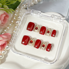 "A TOUCH OF GLITTER" Red Square