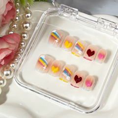 "SUMMER SORBET" Short Square