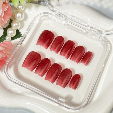 "BURGUNDY DELIGHT" Long Square