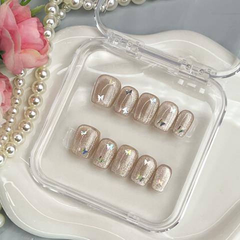 "GLAZED BUTTERFLY" Square