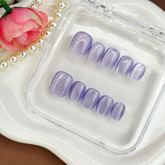 "ELEMENTS" Short Square in Lavender