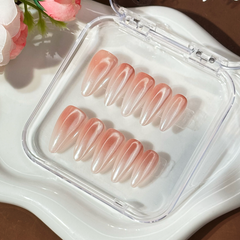 "GLAZED GODDESS" Pink Ombré Almond