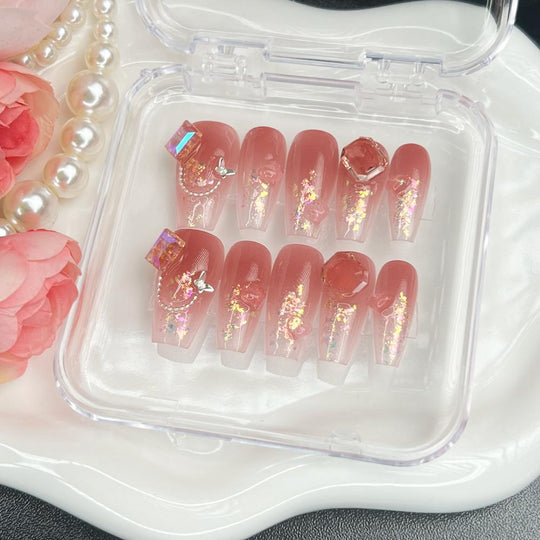 "STRAWBERRY DELIGHT" Long Square