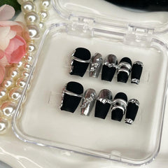 "LIQUID METAL" Short Square