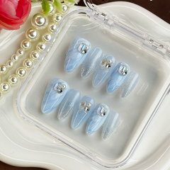 "OCEAN SHIMMER" Blue Mermaid Almond