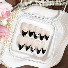 "OUI CHÉRI" Black Tips ALMOND