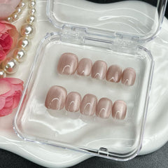 "ELEMENTS" Short Square in Soft Pink