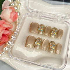 "IRIDESCENT KISS" Oval Long