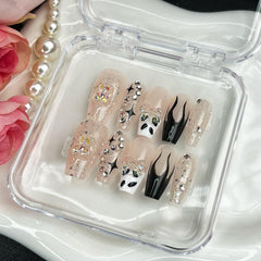 "FIERCE FLAME" Long Square