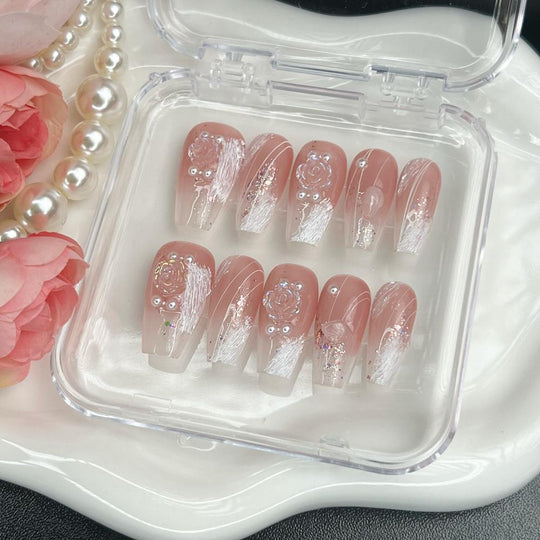 "FLORAL DELIGHT" Long Square